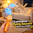 Flying Disc Launcher Toy for Cats and Dogs