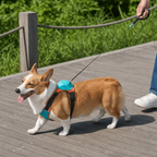 No-Pull Anti-Lunge Dog Harness with Built-In Retractable Leash