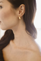 14K Agatha Hoops