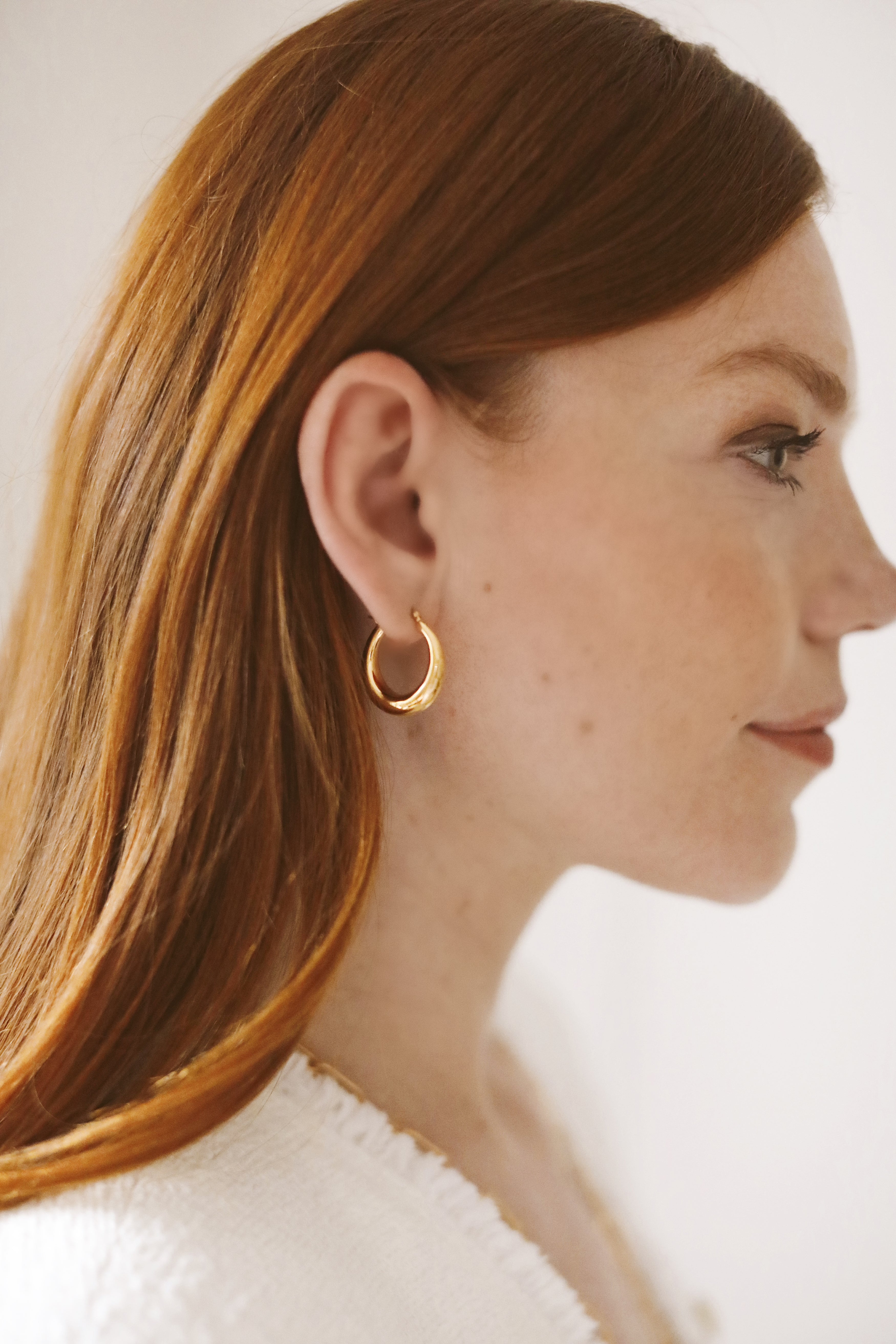 14K Laney Hoops