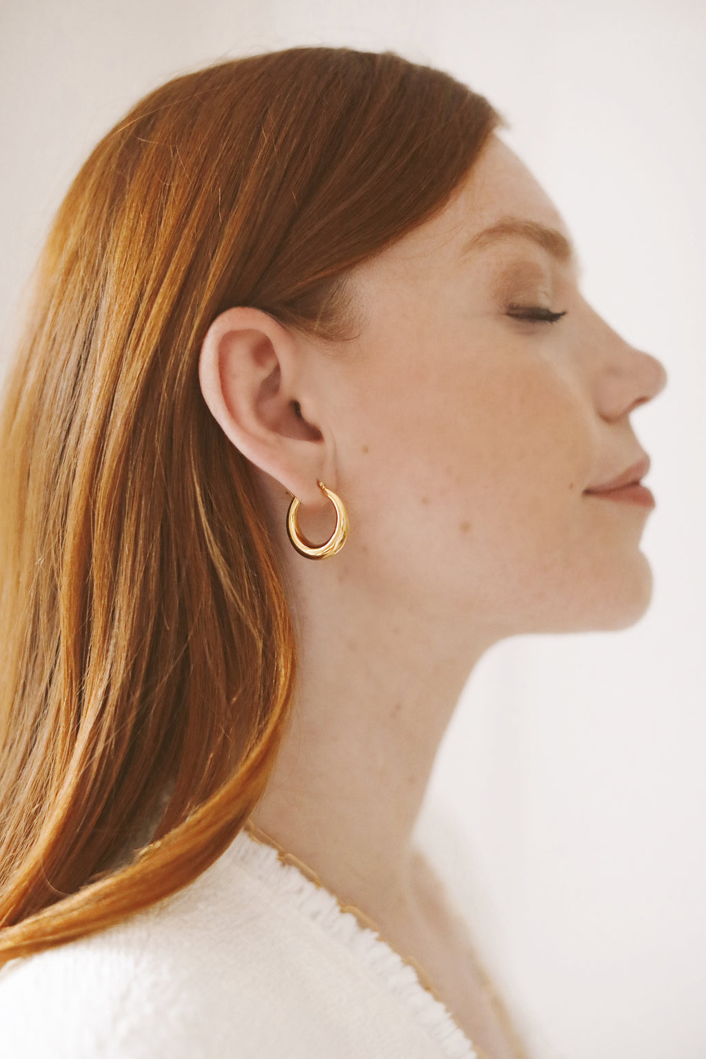 14K Laney Hoops