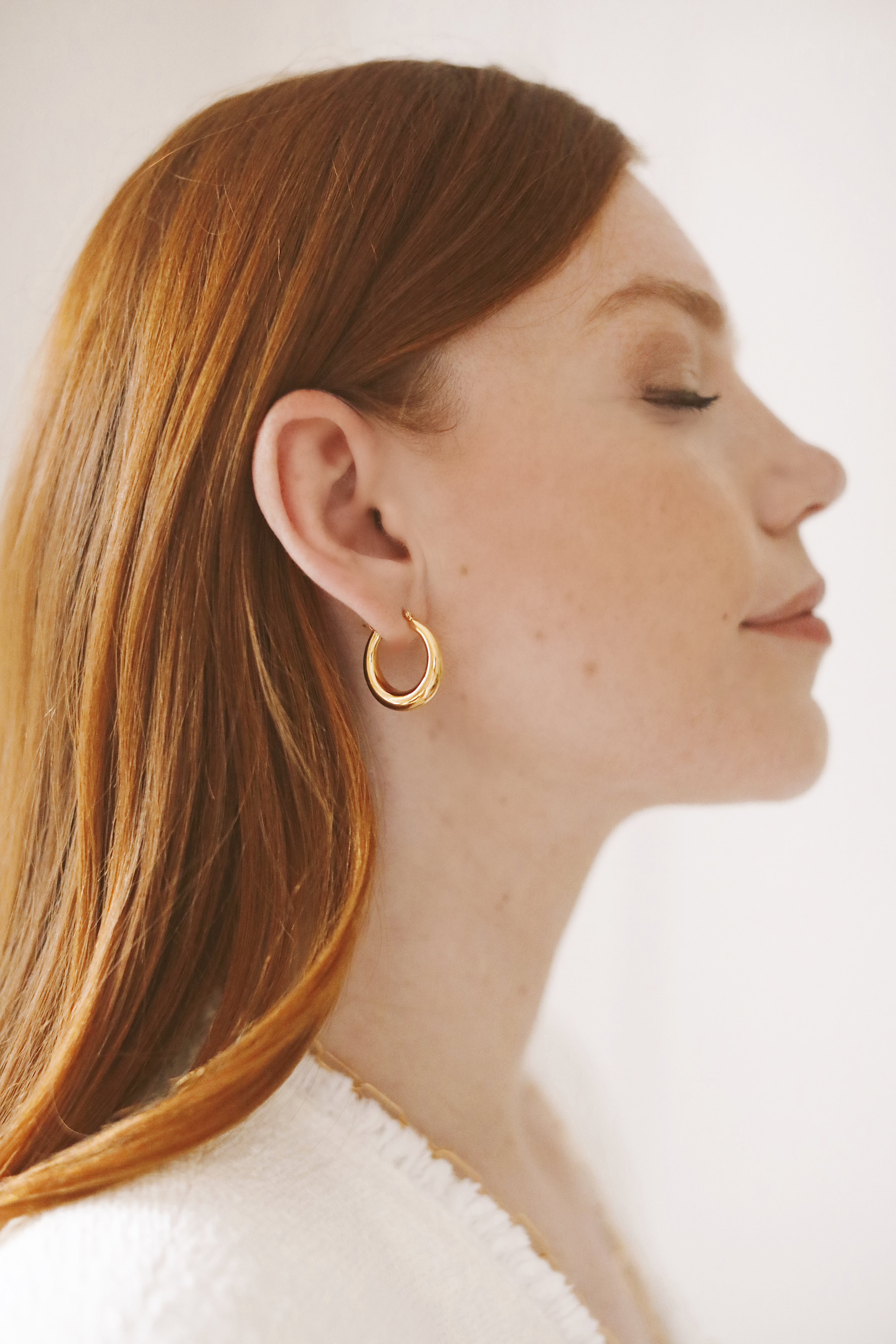 14K Laney Hoops