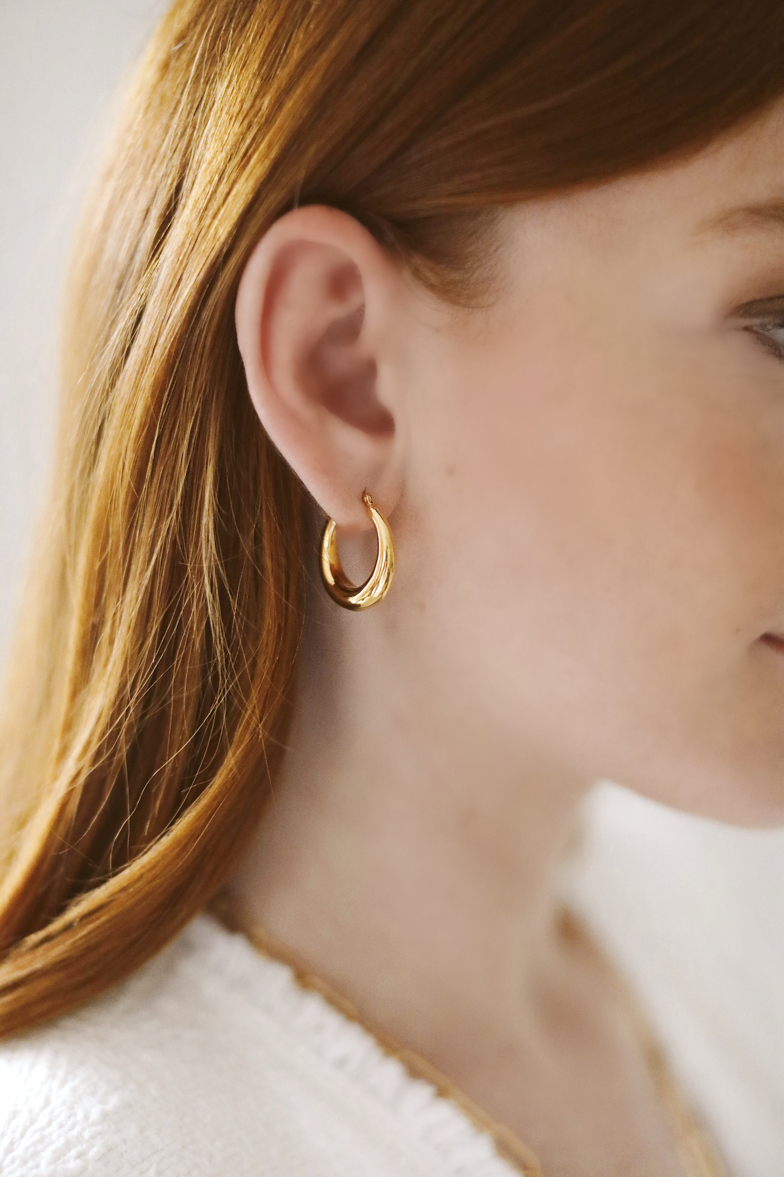 14K Laney Hoops