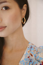 14K Lolita Hoops