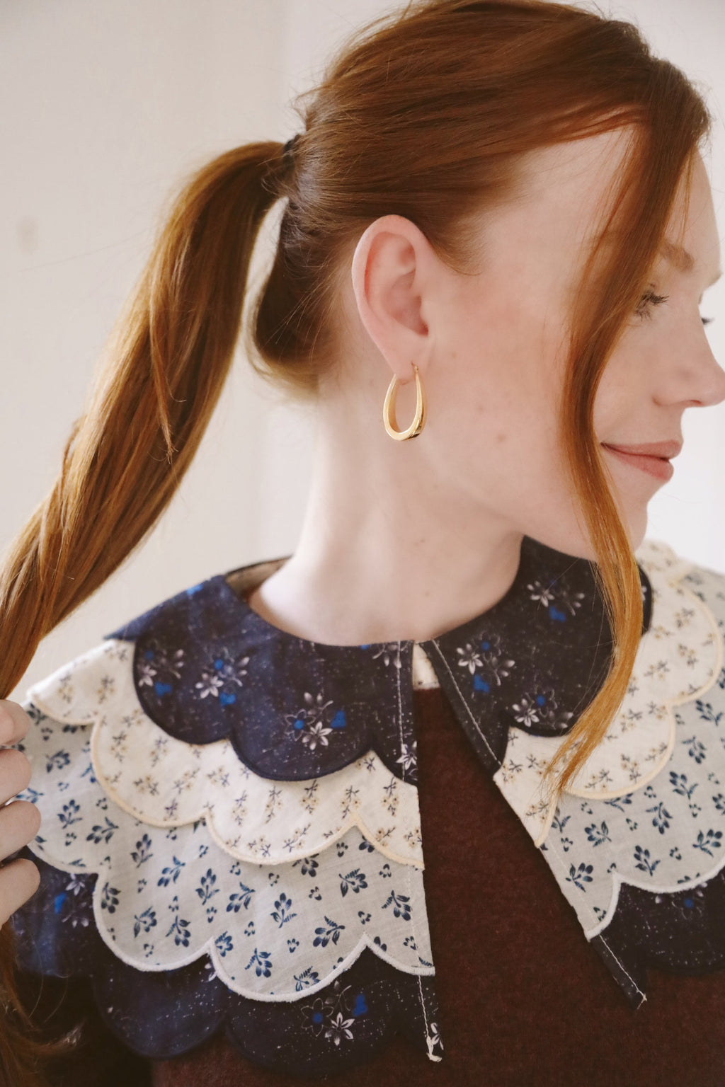 14K Sadie Hoops