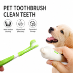 3 – Sided Dog Toothbrush 2 – Pack – Multi – Angle Pet Dental Care Brush – product image 4