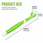 3 – Sided Dog Toothbrush 2 – Pack – Multi – Angle Pet Dental Care Brush – product image 5