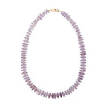 Amethyst And 14K Gold Necklace
