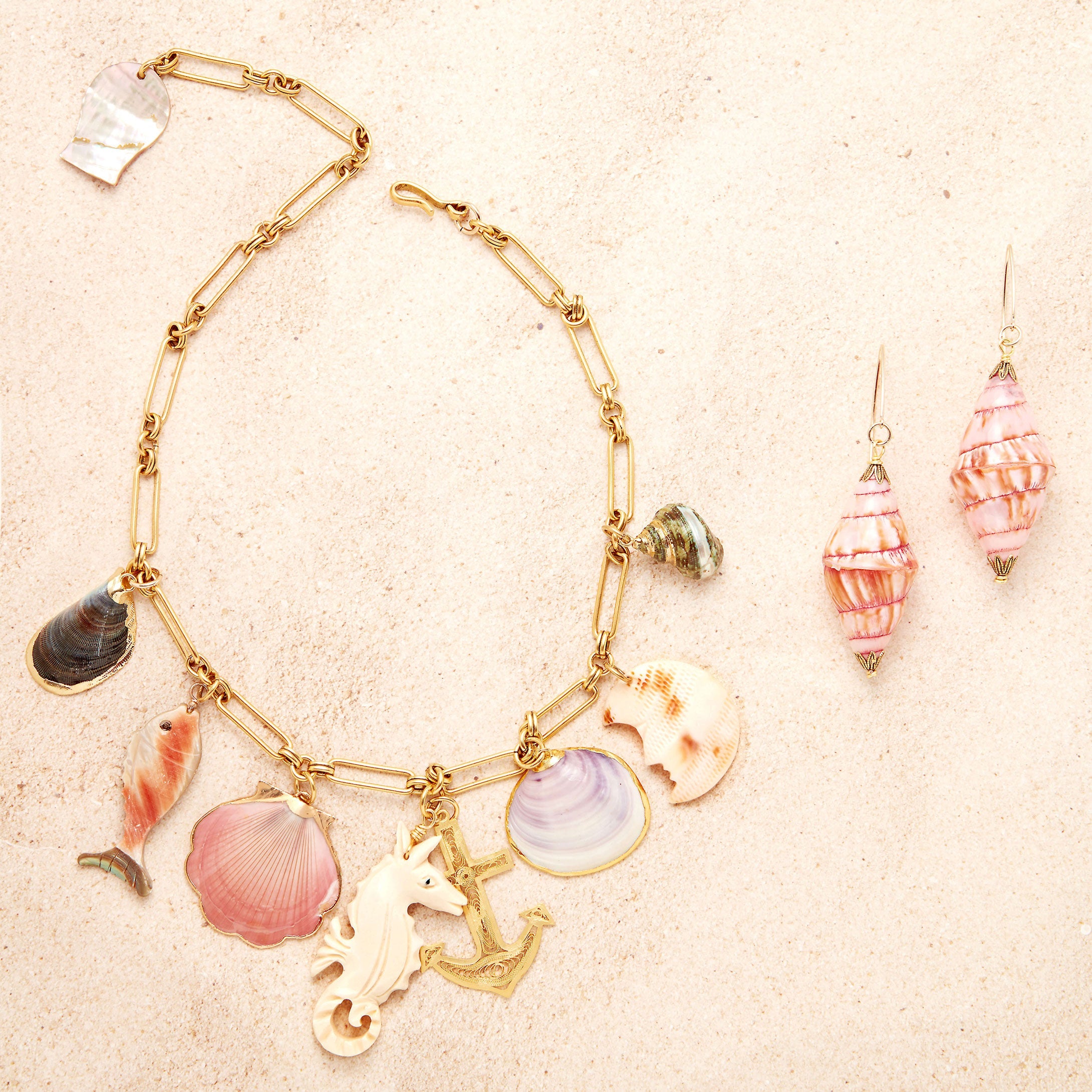 Under The Sea Charm Necklace