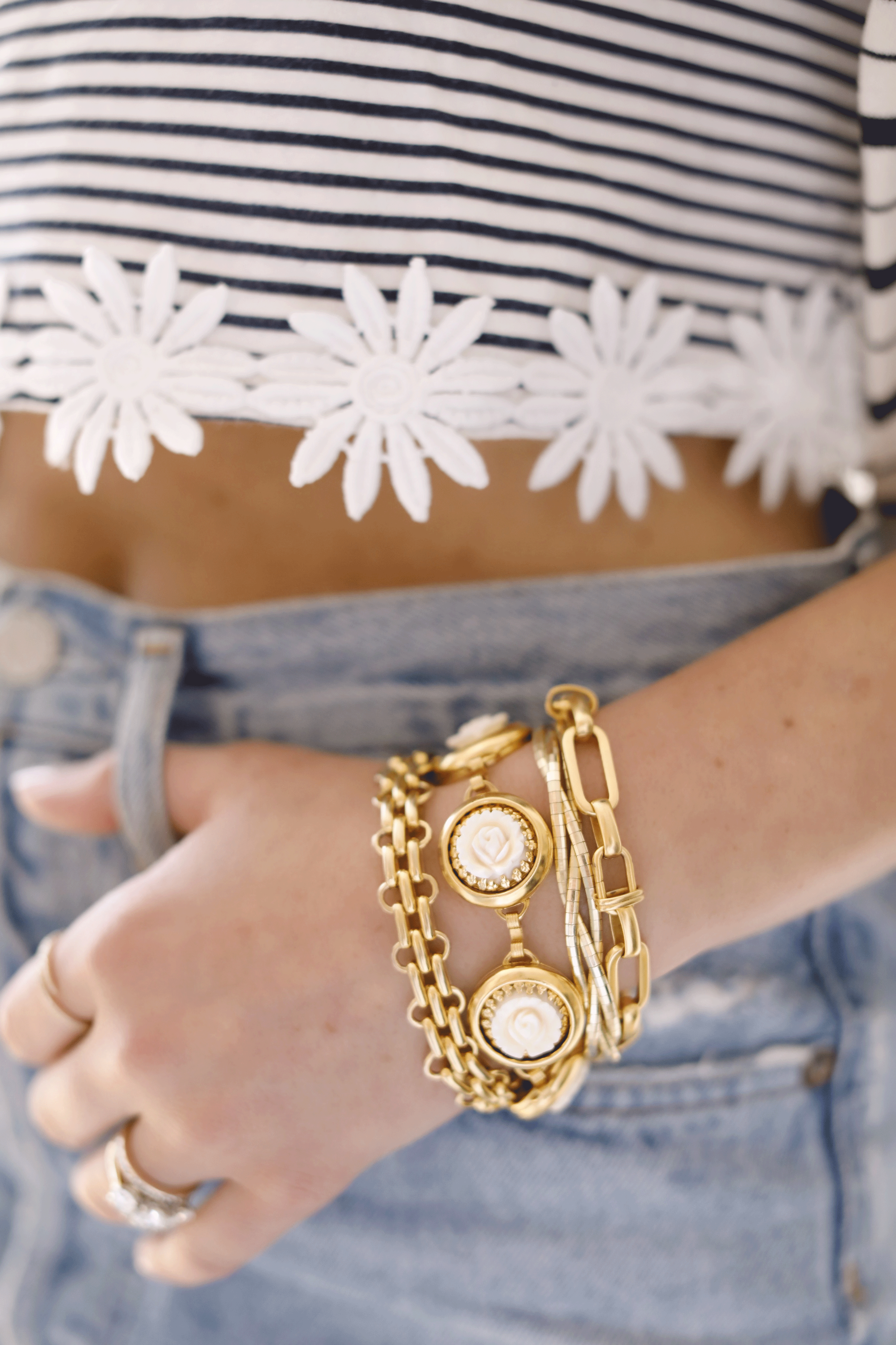 Coming Up Roses Bubble Bracelet