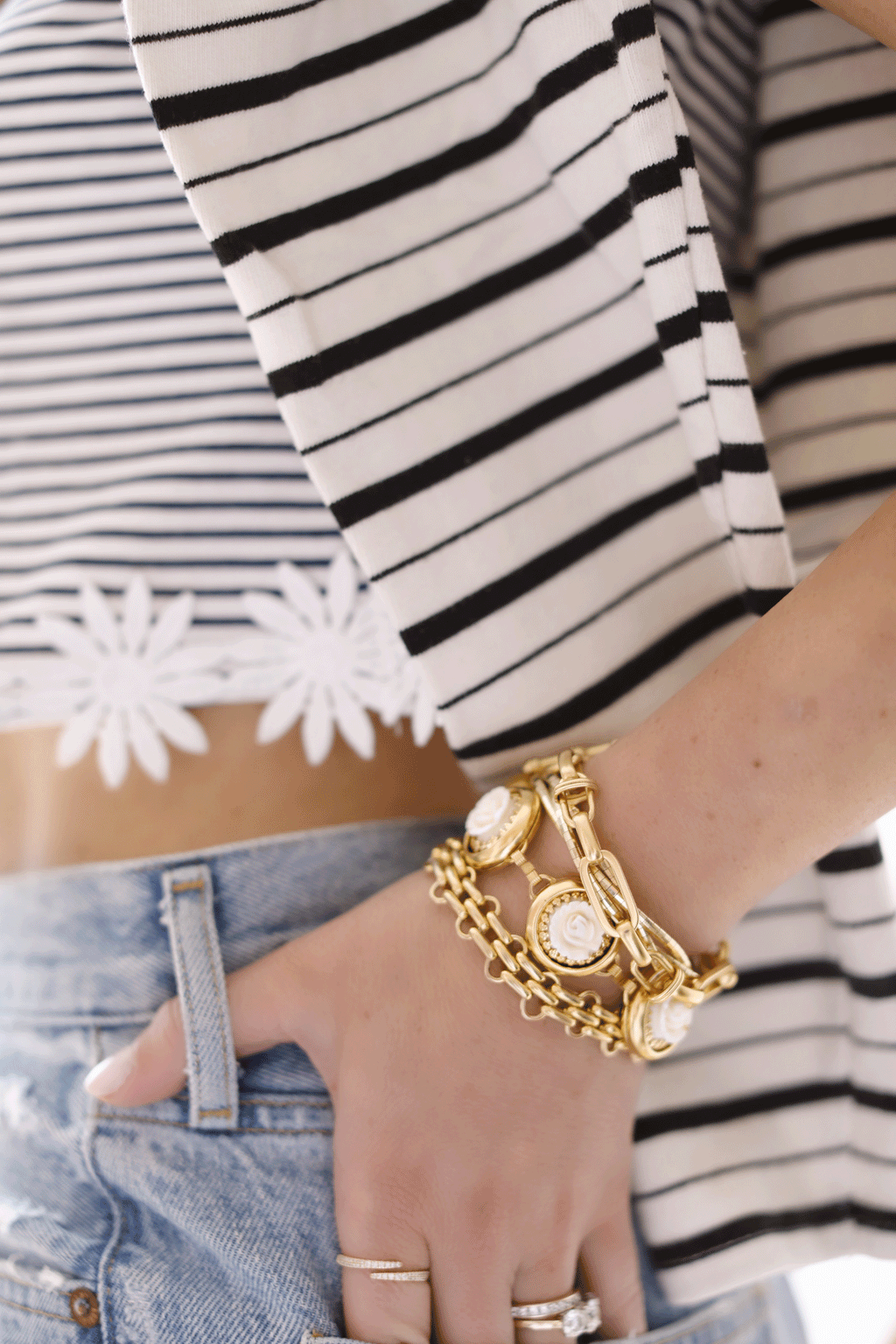 Coming Up Roses Bubble Bracelet