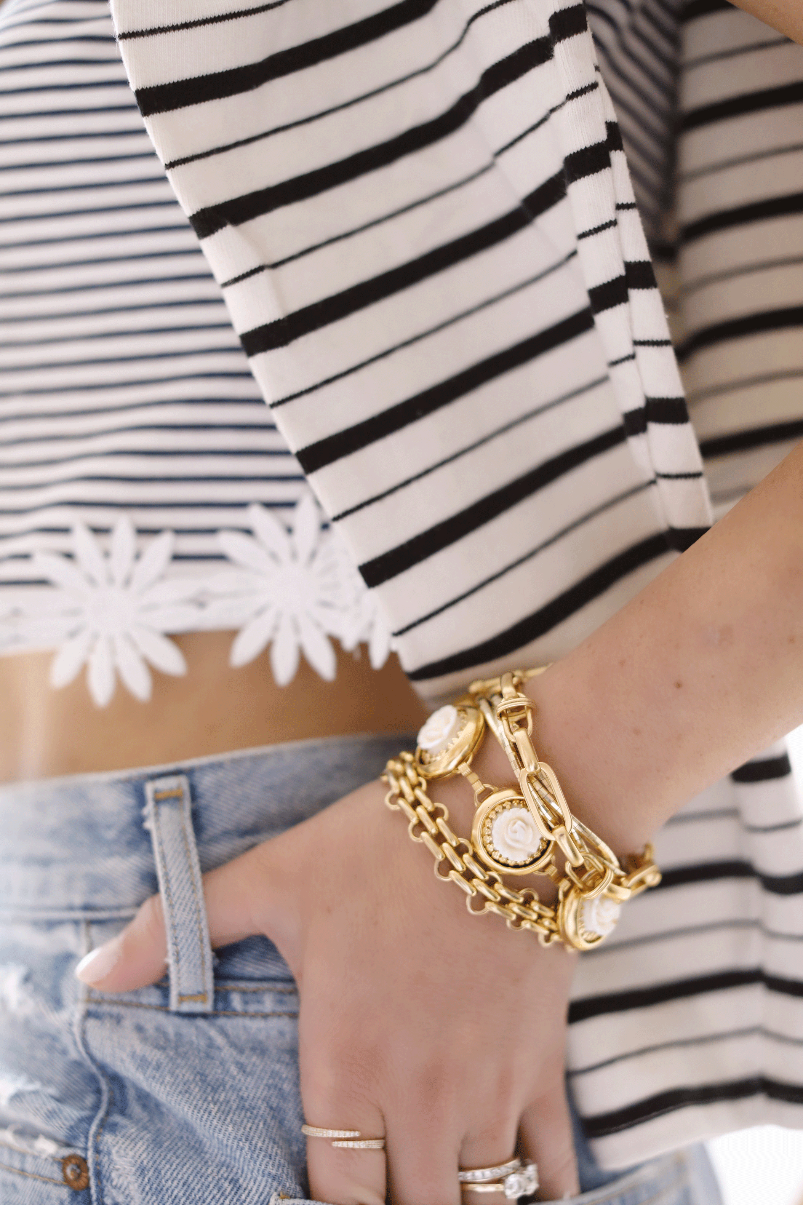 Coming Up Roses Bubble Bracelet