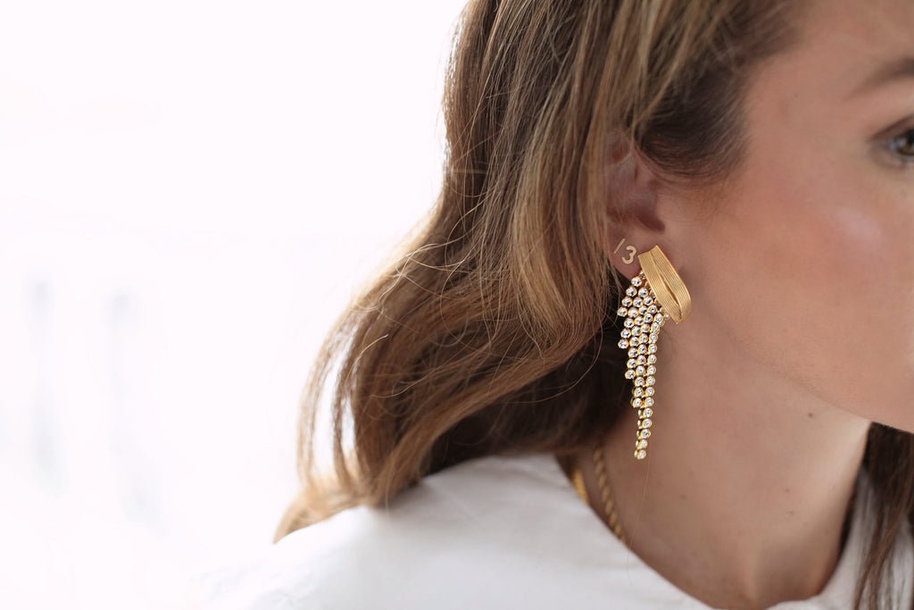 Crystal Fringe Earrings