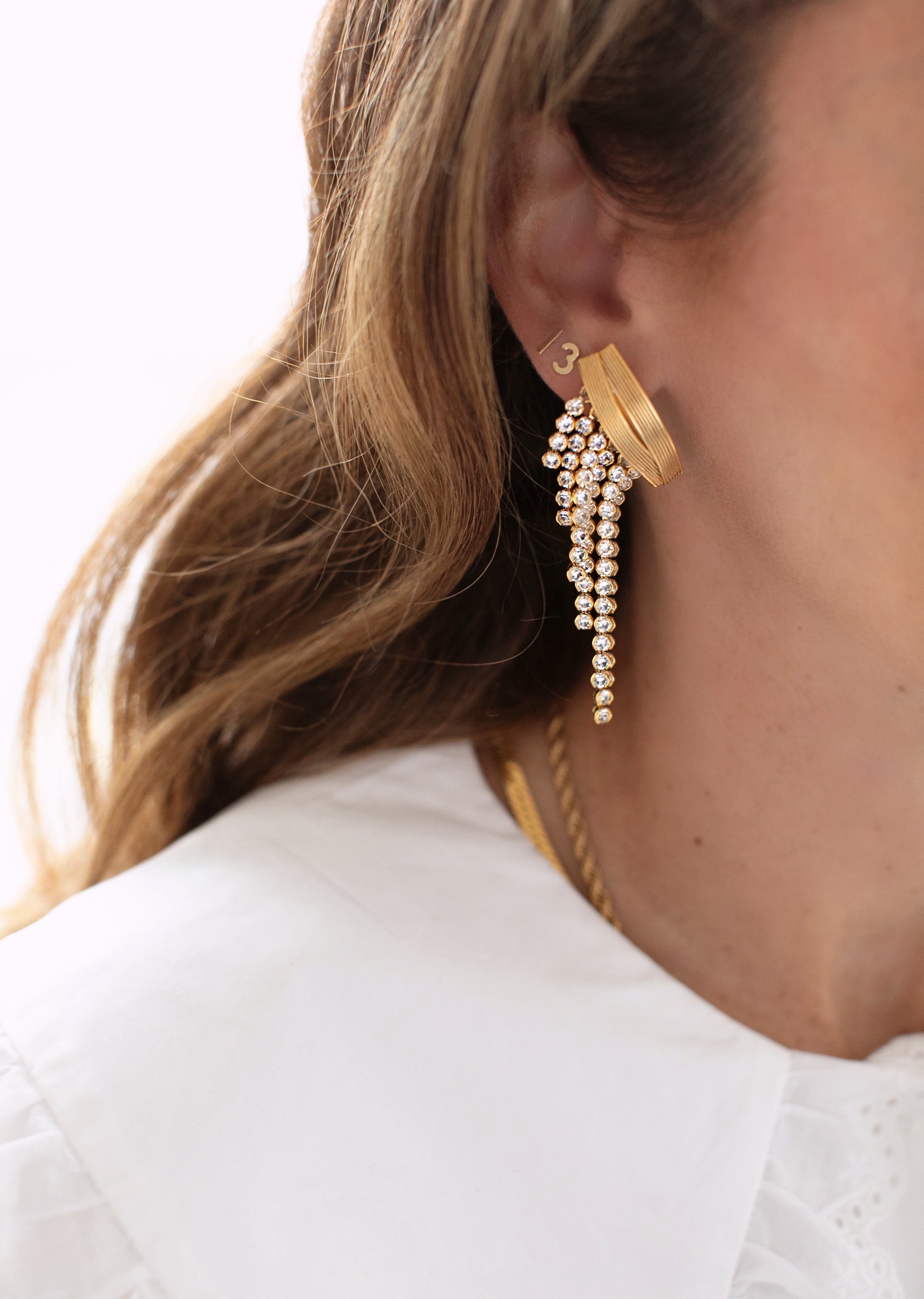 Crystal Fringe Earrings