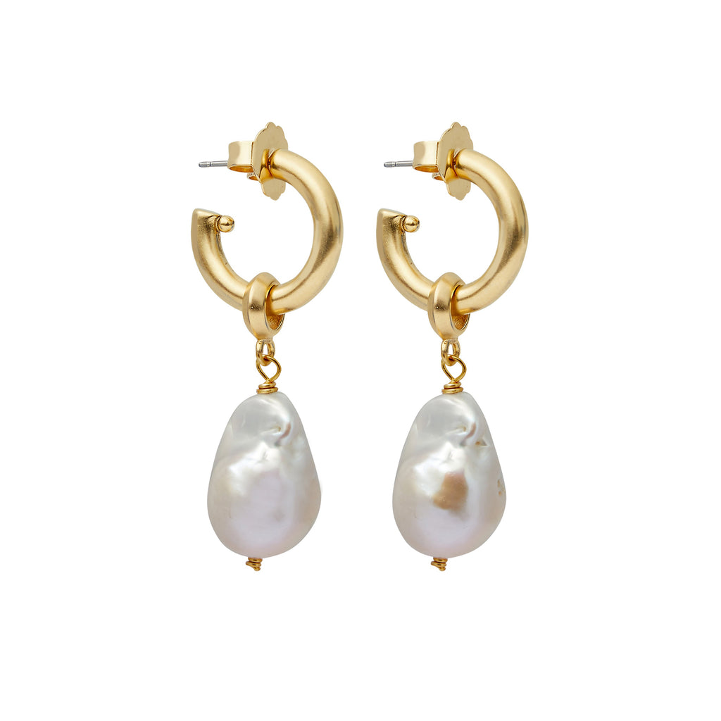 Favorite Pearl Hoops