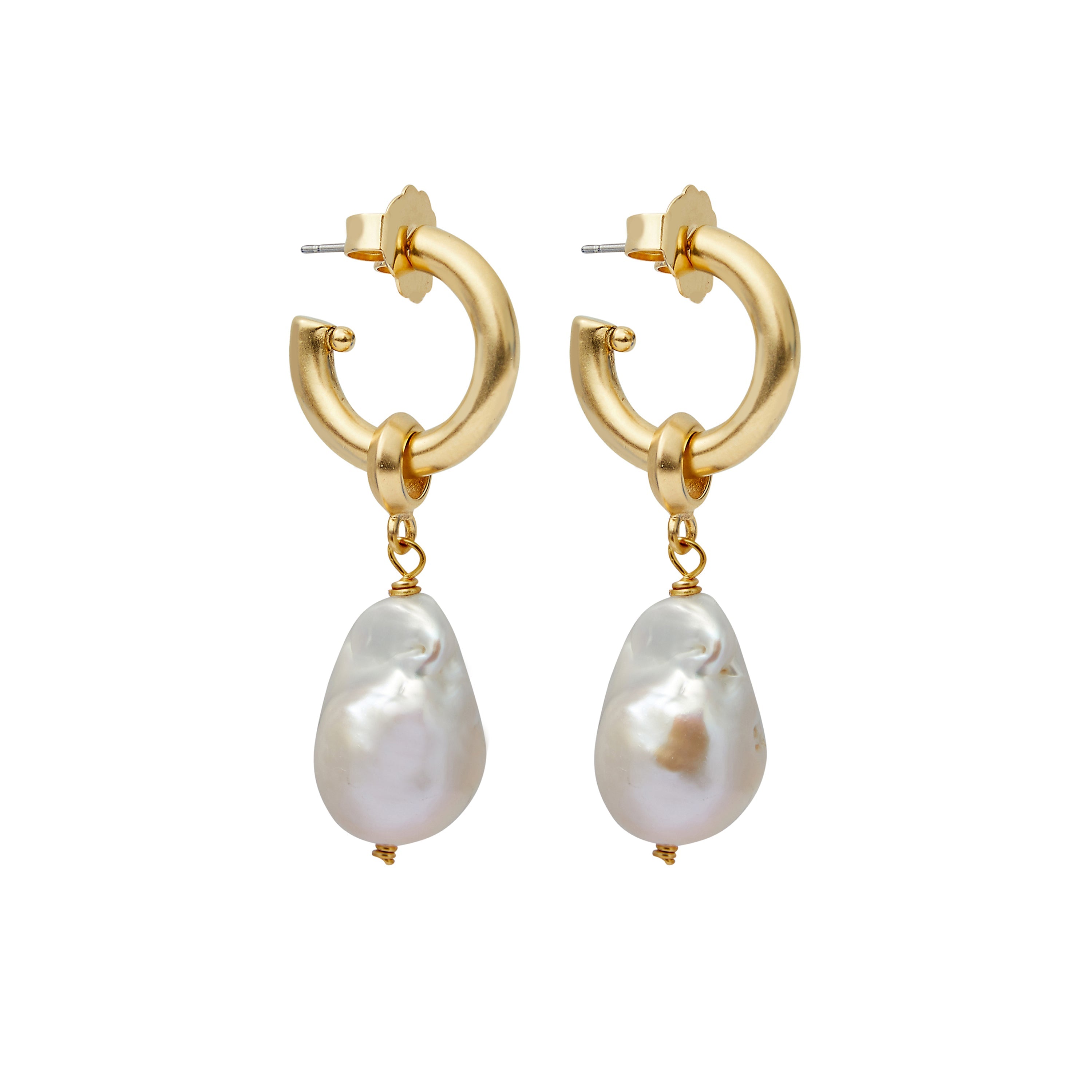 Favorite Pearl Hoops