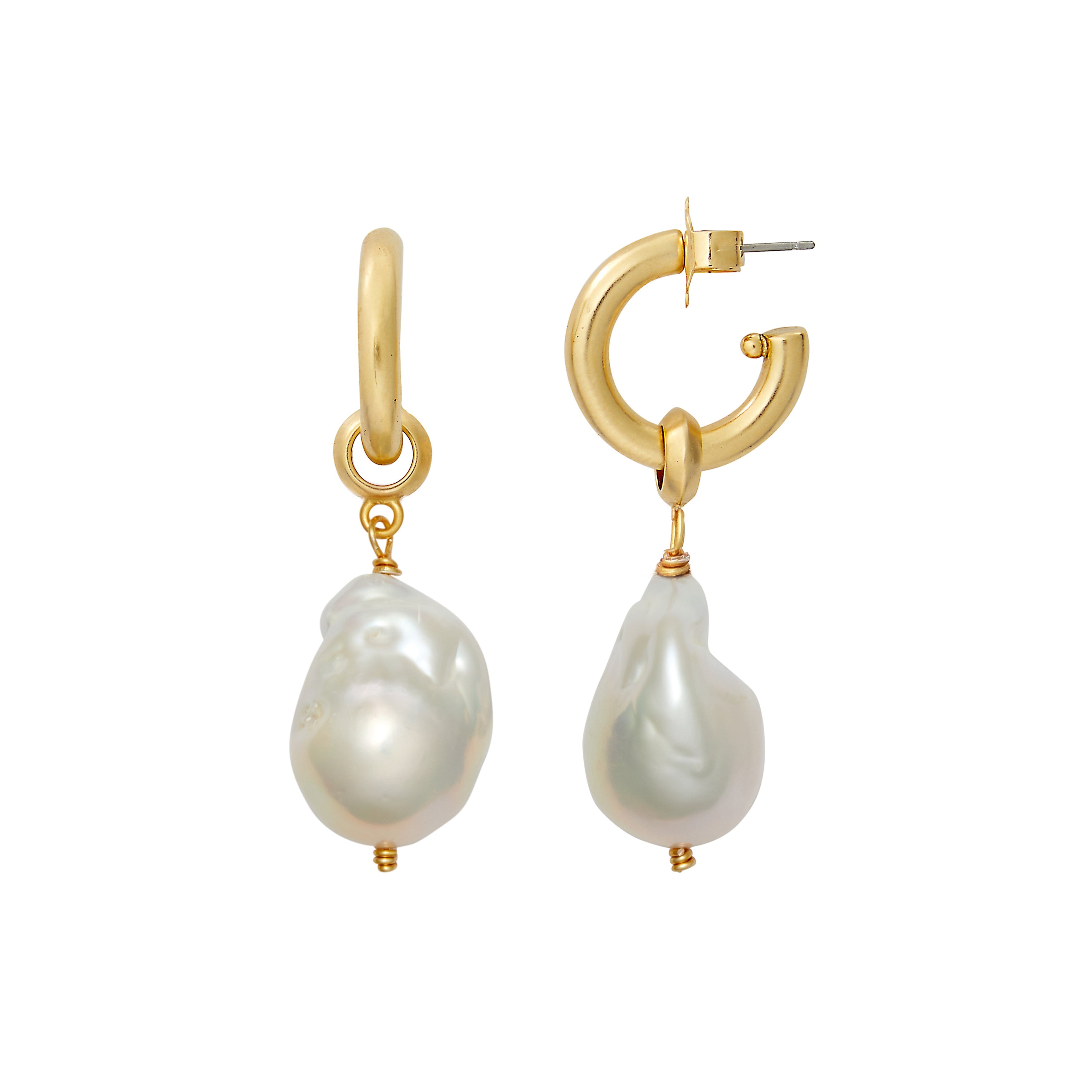 Favorite Pearl Hoops