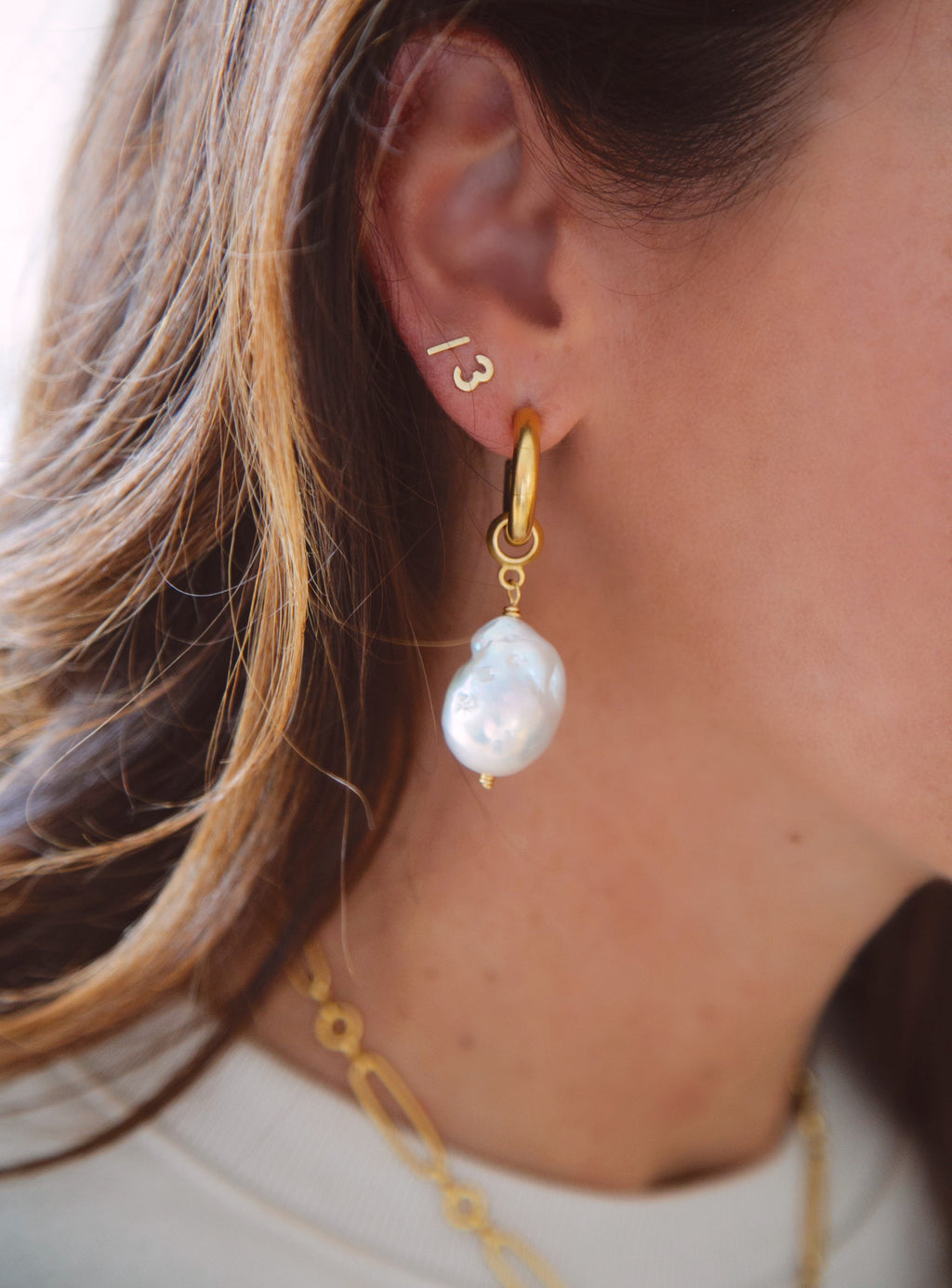 Favorite Pearl Earring Charm