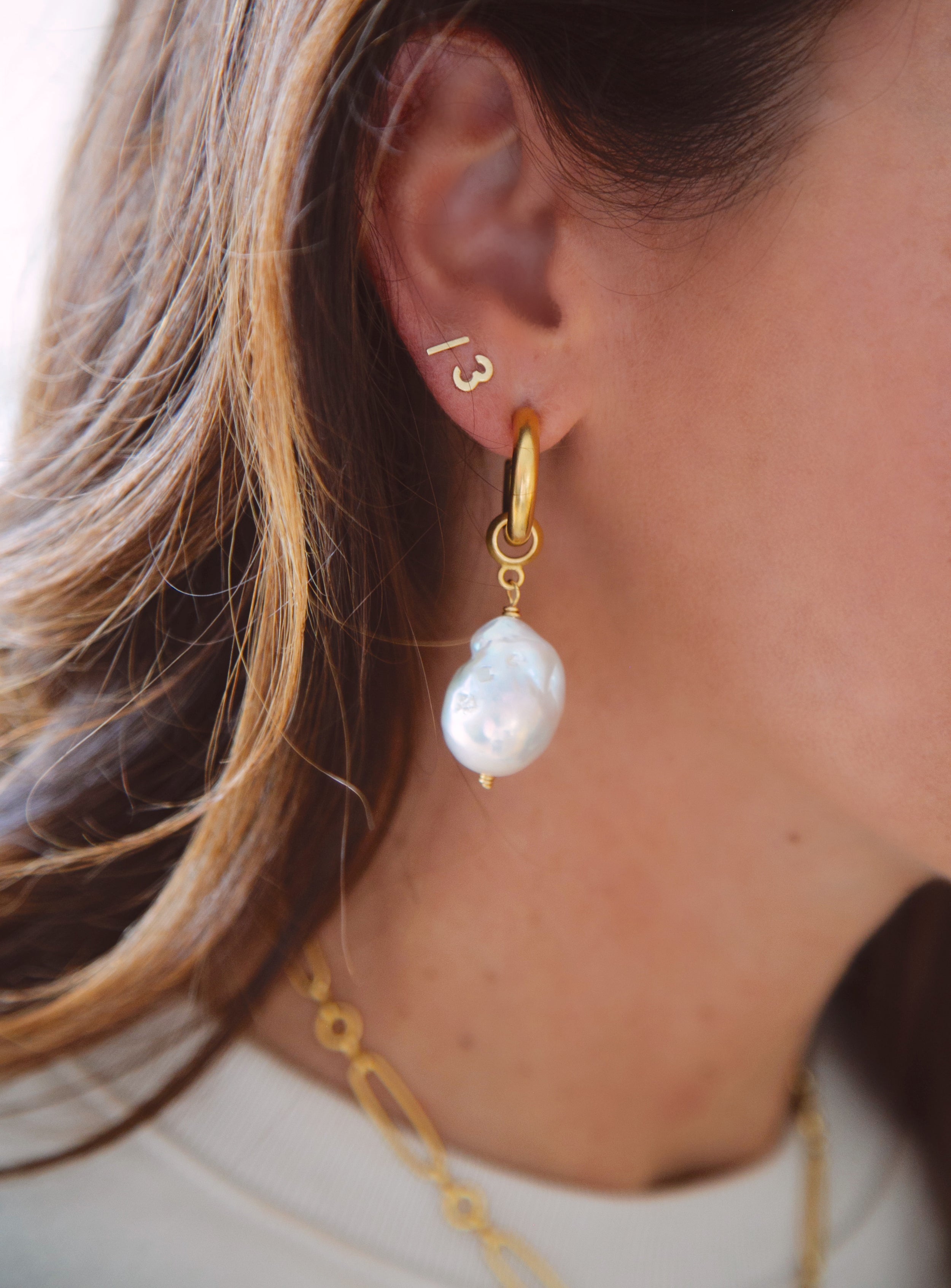 Favorite Pearl Earring Charm