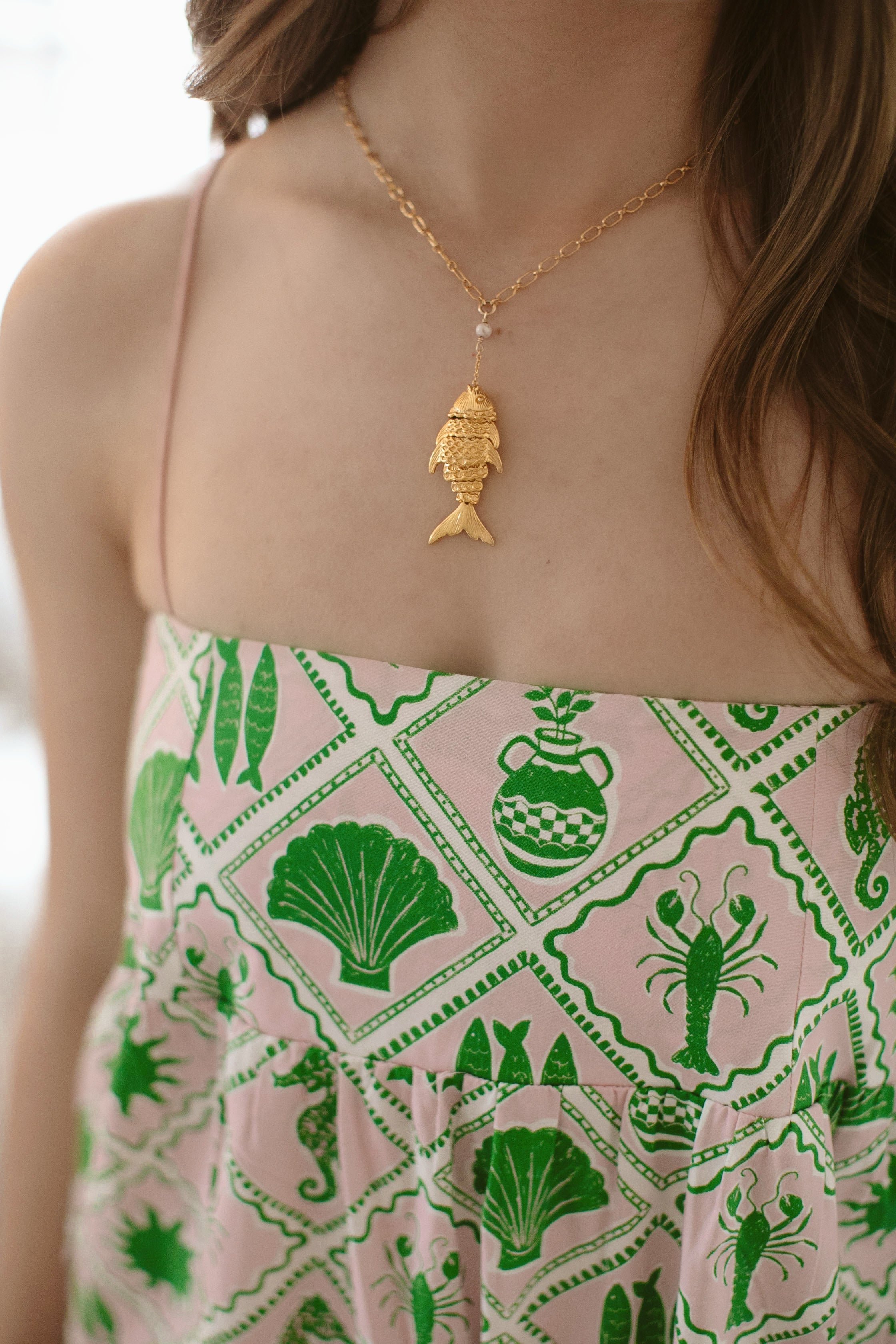 Flounder Necklace