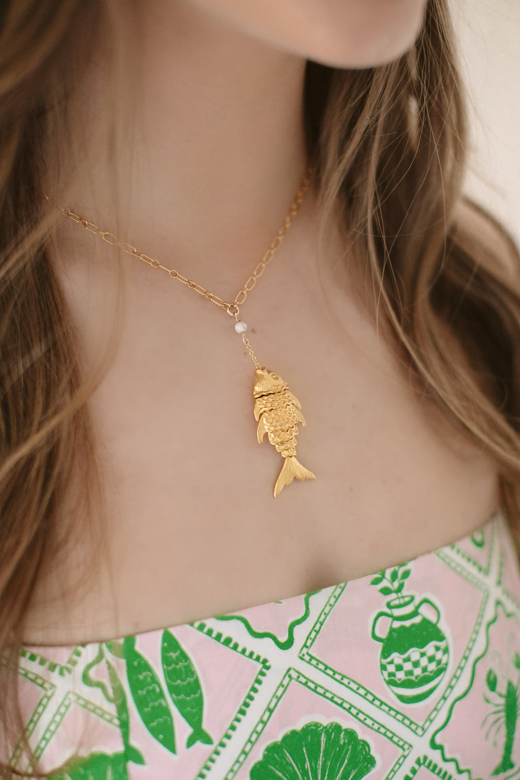 Flounder Necklace