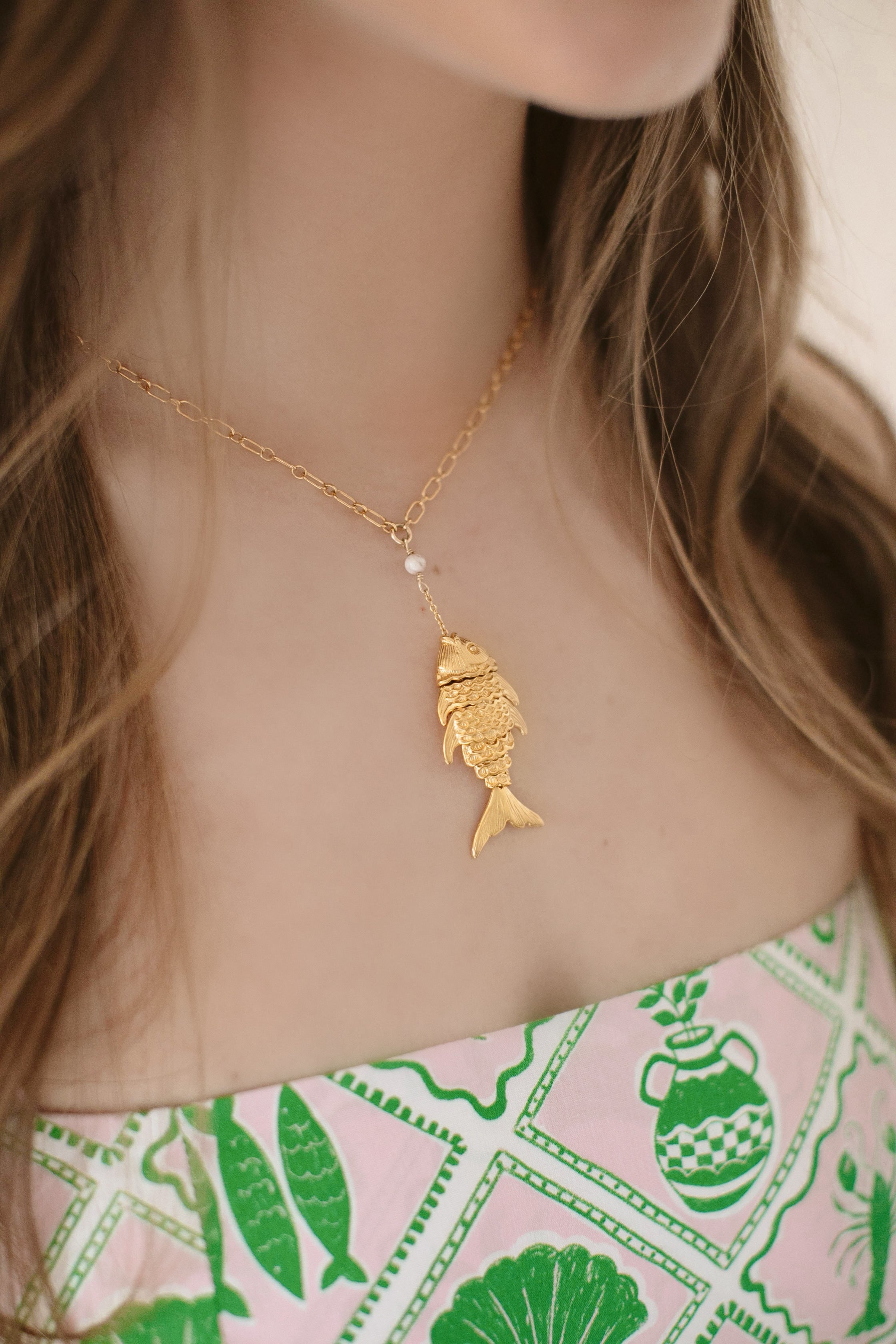 Flounder Necklace