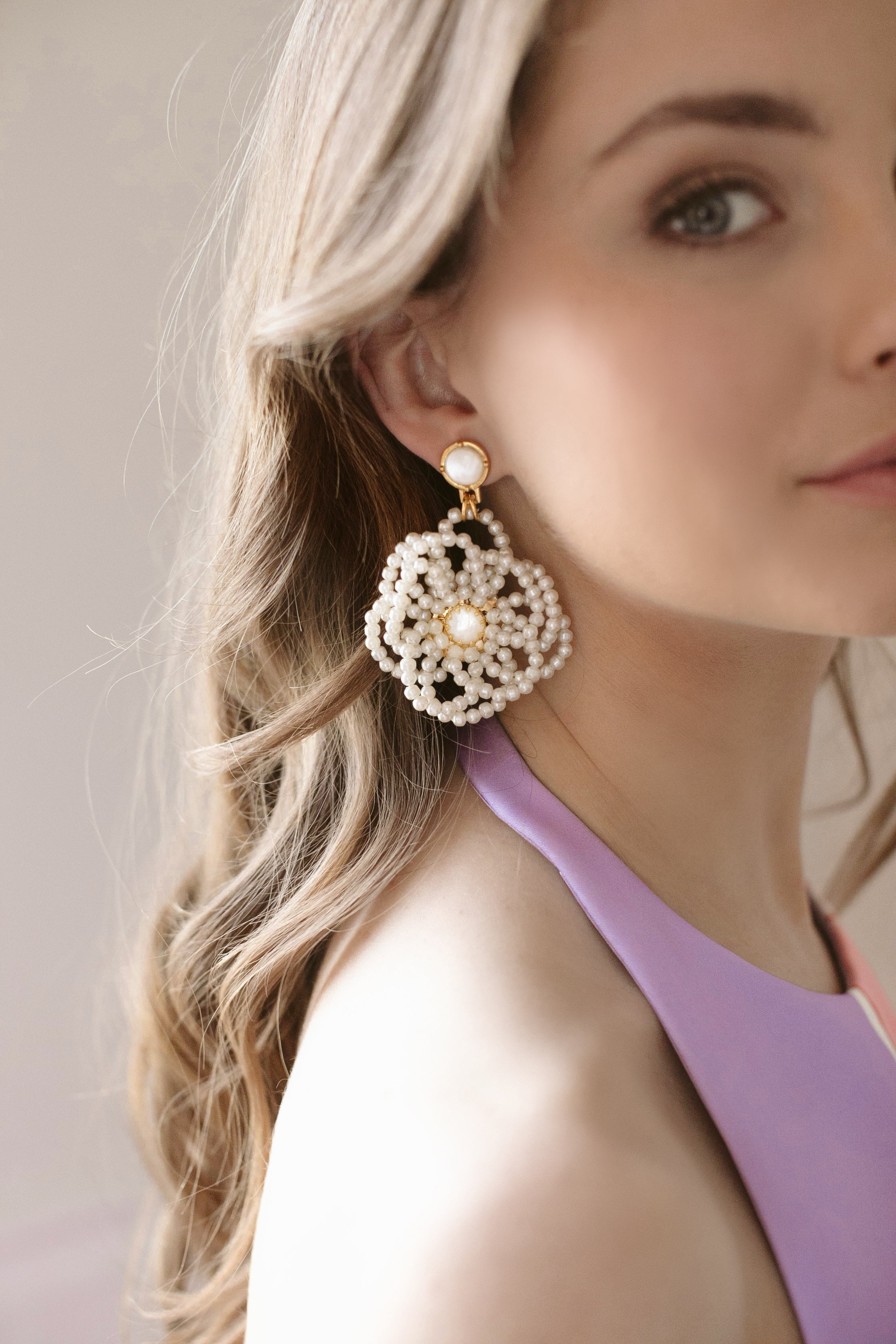 Gardenia Earrings