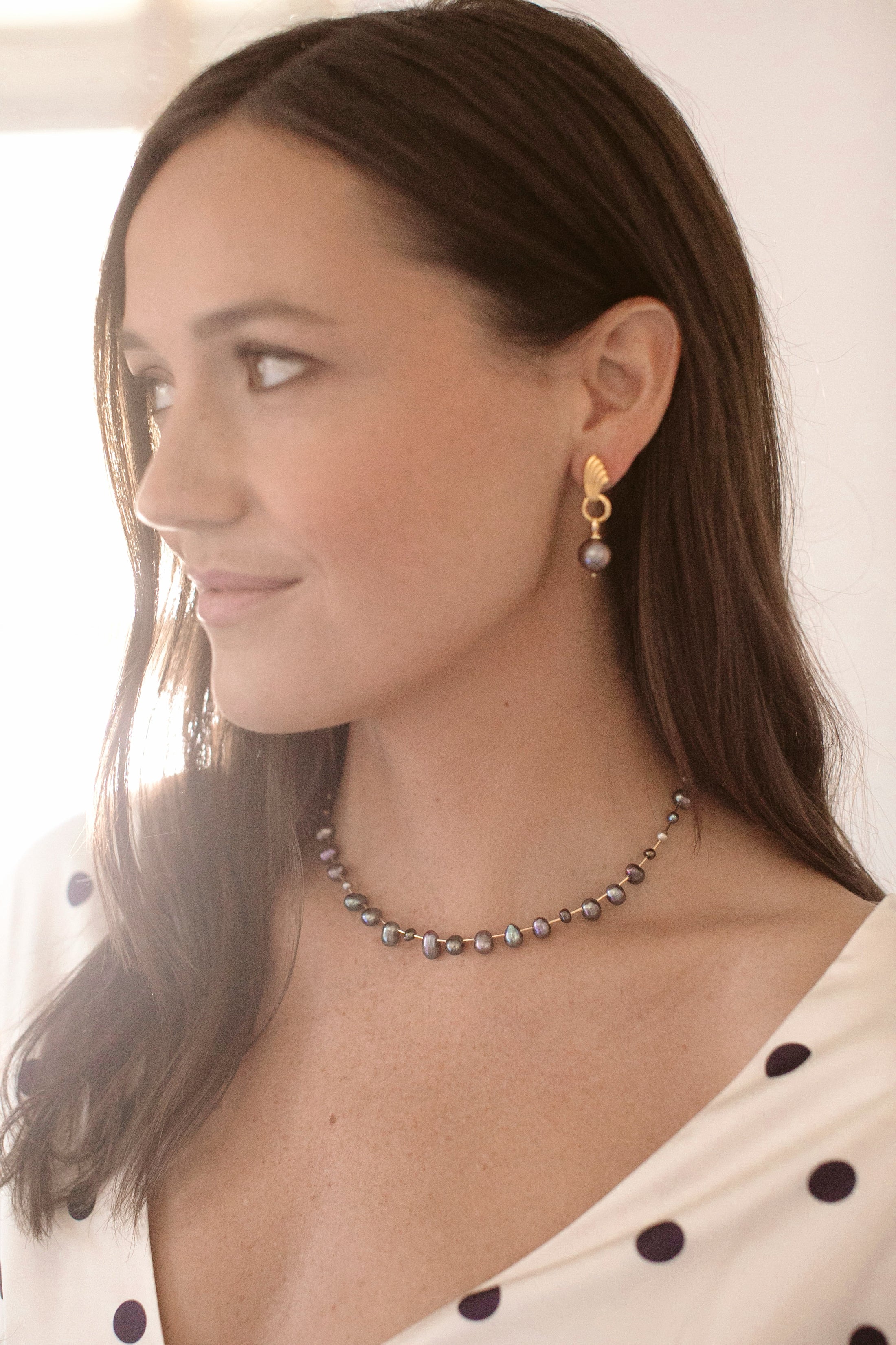 Golden Rod Necklace