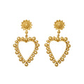 Heart Of Gold Earrings
