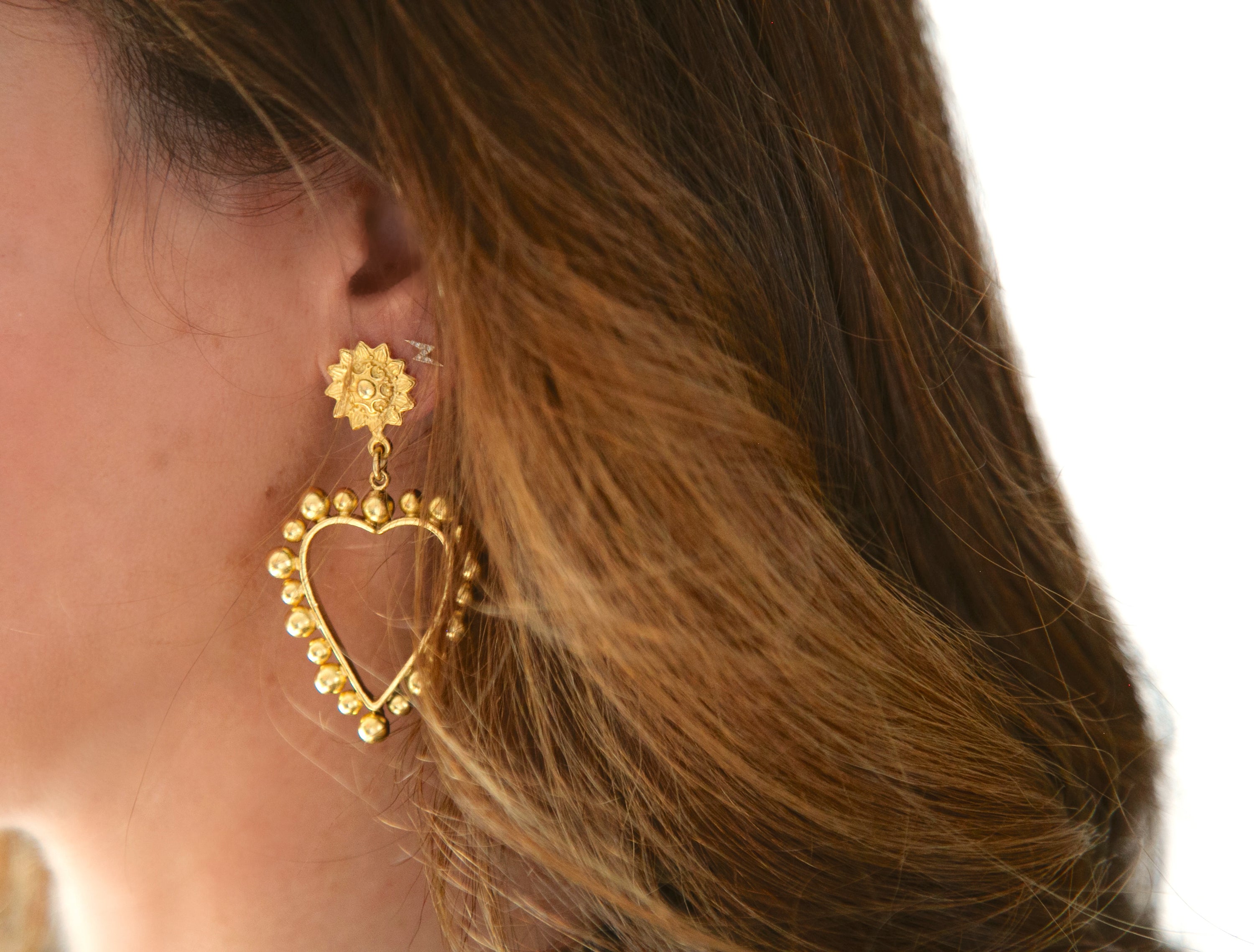 Heart Of Gold Earrings