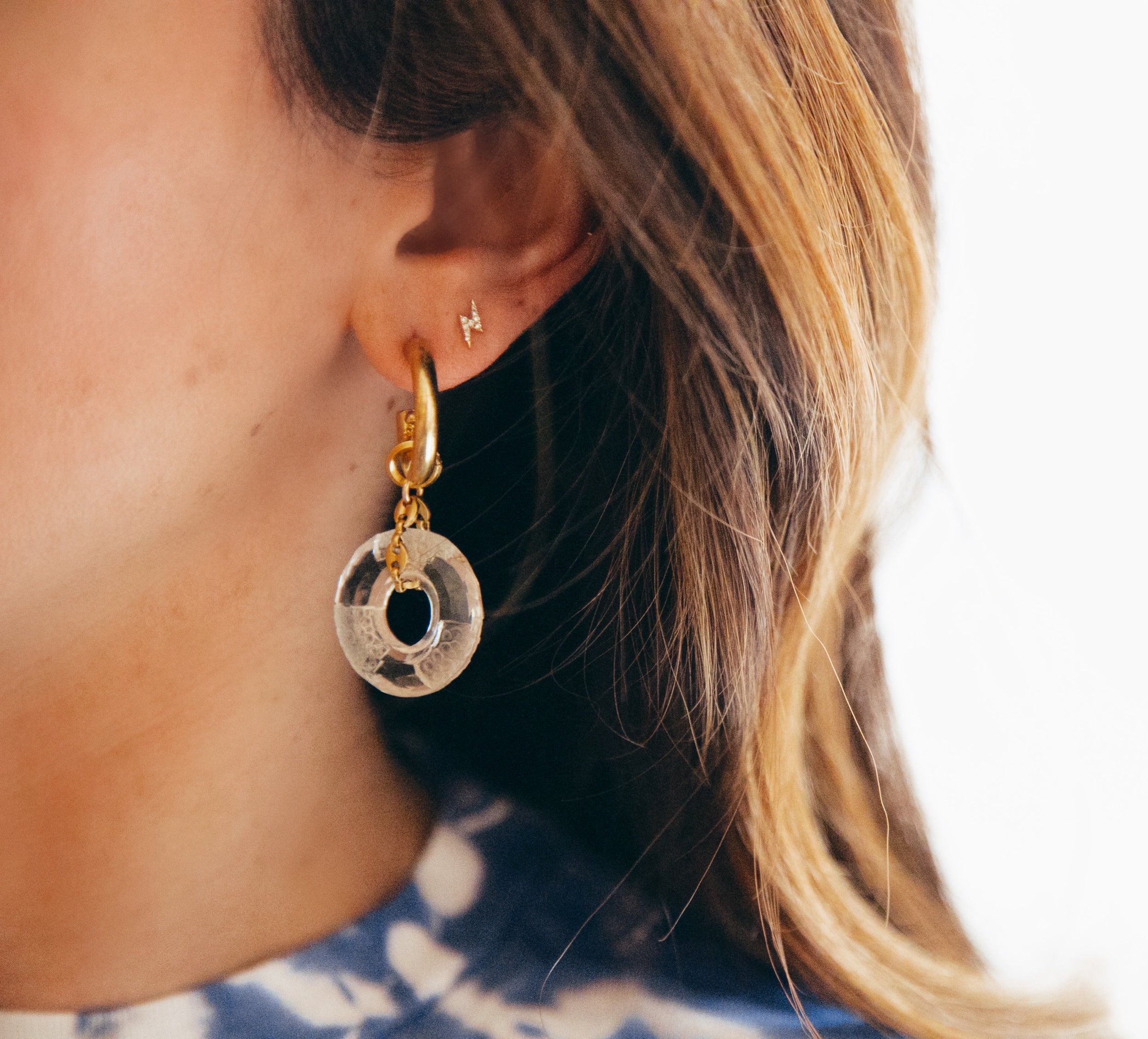Chained Donut Earring Charm