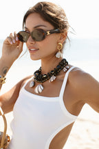 Moon Shell Earrings