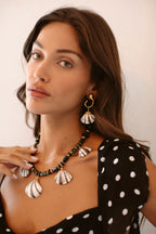 Moon Shell Earrings