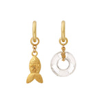 Gold Fish Earring Charm
