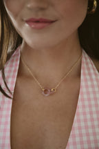 Rose Rings Necklace