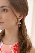 Strawberry Sunset Earrings