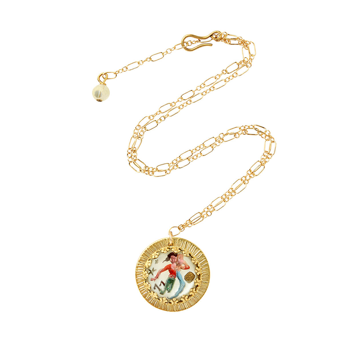 Zodiac Intaglio Necklace