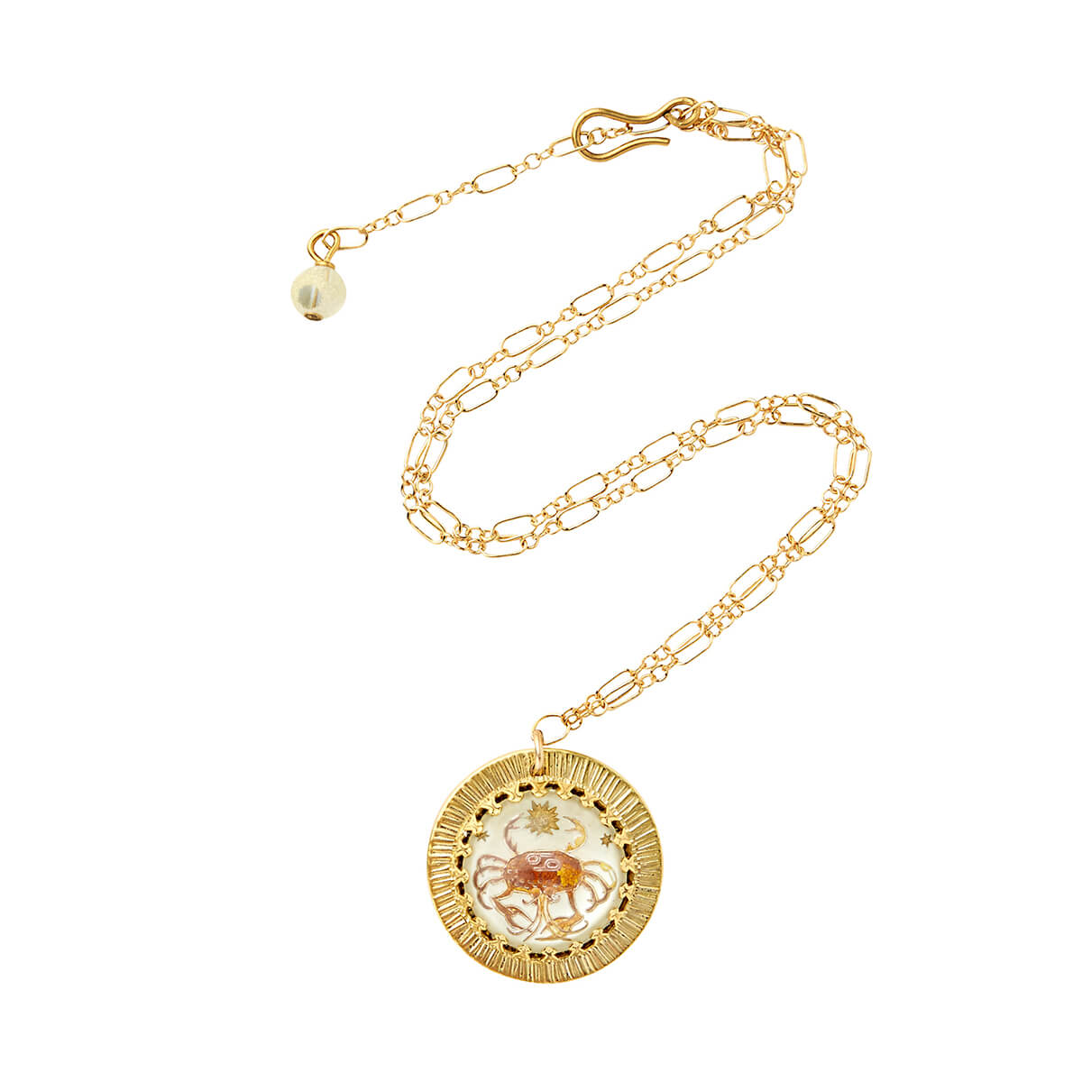 Zodiac Intaglio Necklace