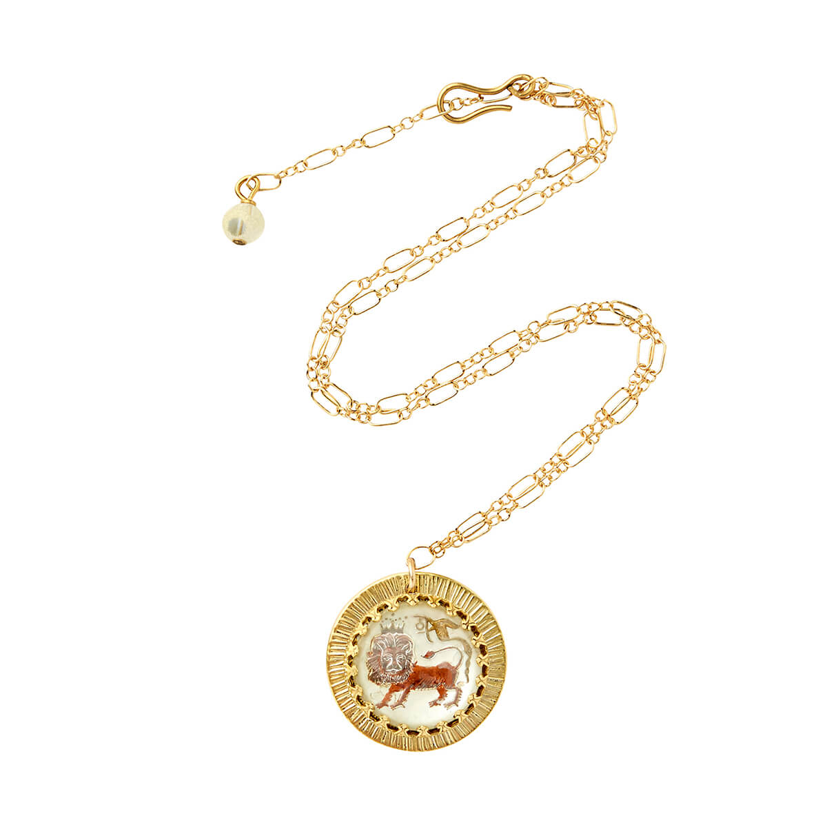 Zodiac Intaglio Necklace