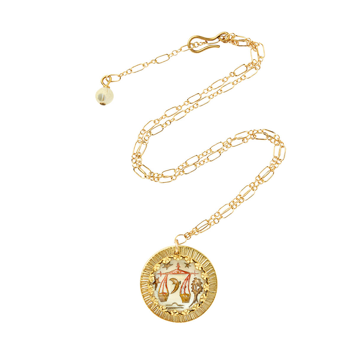 Zodiac Intaglio Necklace