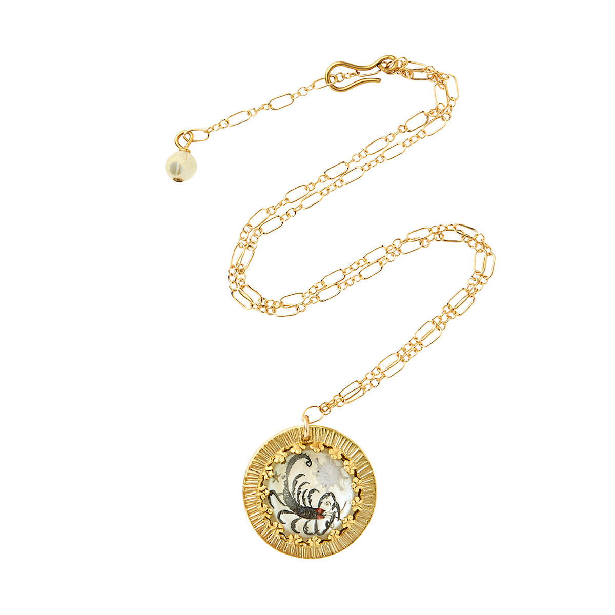 Zodiac Intaglio Necklace