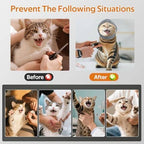 Adjustable Cat Grooming Muzzle with Clear Visor & Breathable Mesh – product image 4