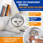 Adjustable Cat Grooming Muzzle with Clear Visor & Breathable Mesh – product image 7