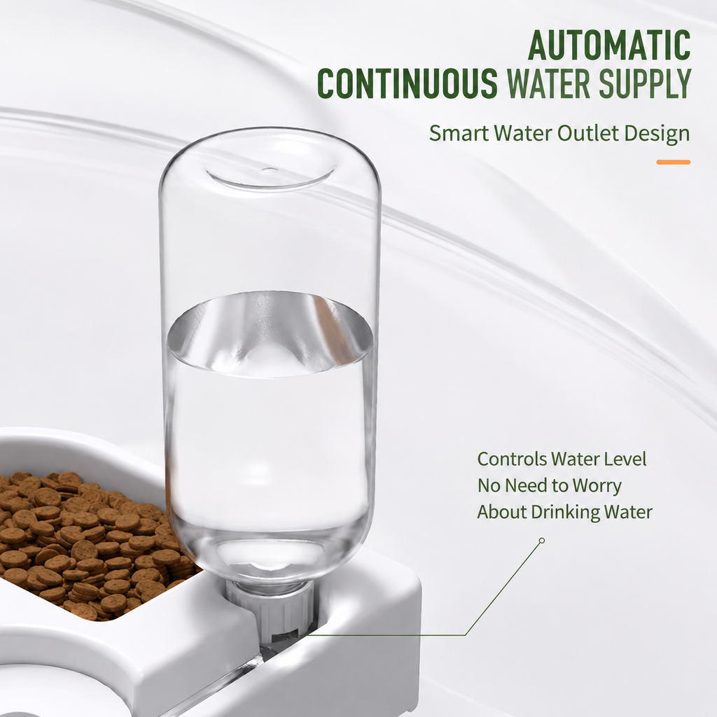 Automatic Pet Water Bowl – Cat Dog Drinking & Feeding Bowl Dual Use – product image 4