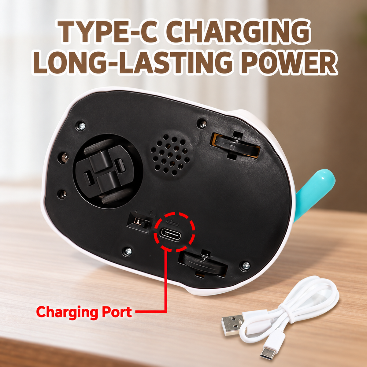 Automatic Interactive Cat Toy with Moving Tail & Type-C Charging
