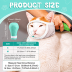 Cat Grooming Muzzle with Silicone Paw Covers for Nail Trimming – product image 4