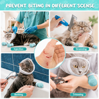 Cat Grooming Muzzle with Silicone Paw Covers for Nail Trimming – product image 5