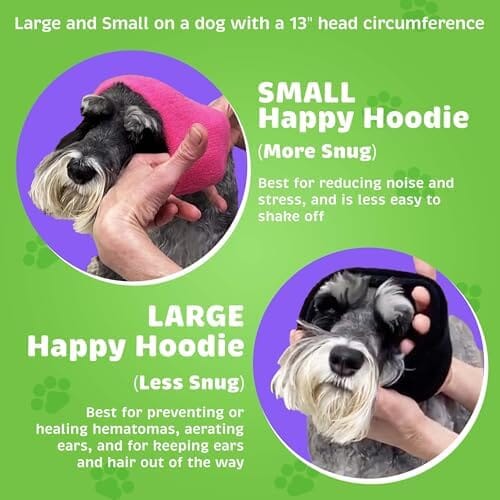 Dog & Cat Calming Ear Wrap for Grooming, Thunder & Fireworks – 2 Pack – product image 4