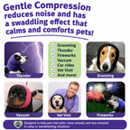 Dog & Cat Calming Ear Wrap for Grooming, Thunder & Fireworks – 2 Pack – product image 5