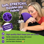 Dog & Cat Calming Ear Wrap for Grooming, Thunder & Fireworks – 2 Pack – product image 6